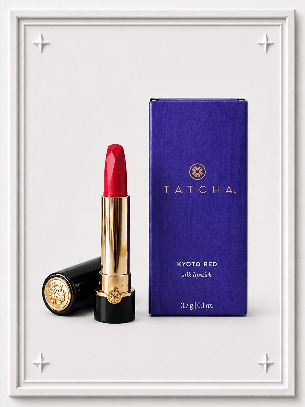 💄Tatcha Kyoto Red Silk Lipstick | Luxury Japanese Lip Color 3.7g